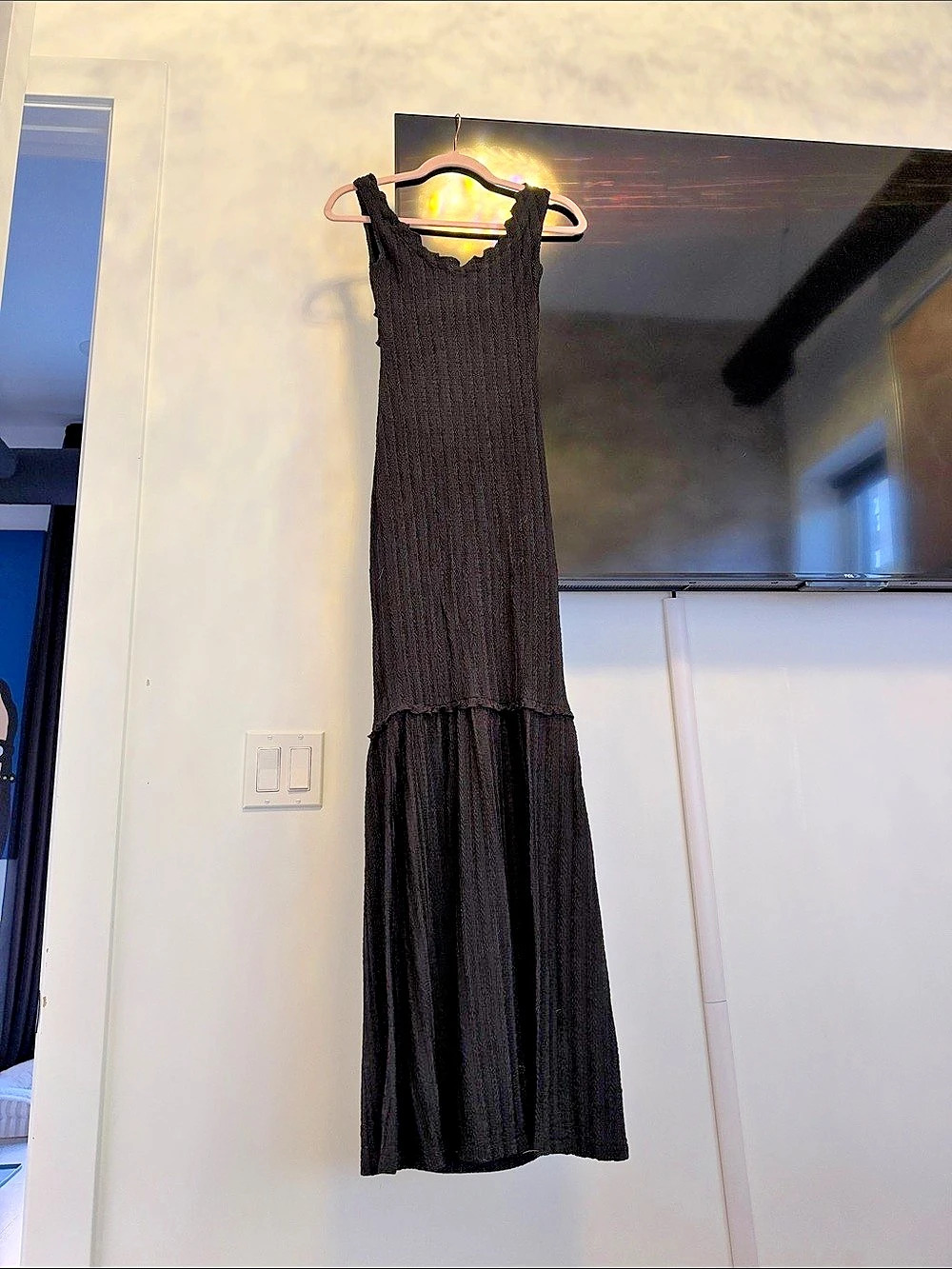 Meshki Black Maxi Dress Size XS Like New